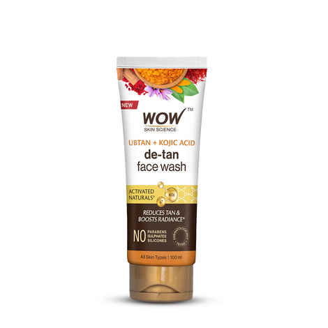 WOW Skin Science Ubtan Face Wash For All Skin Types - No Parabens, Sulphate, Silicones & Color, 100 mL