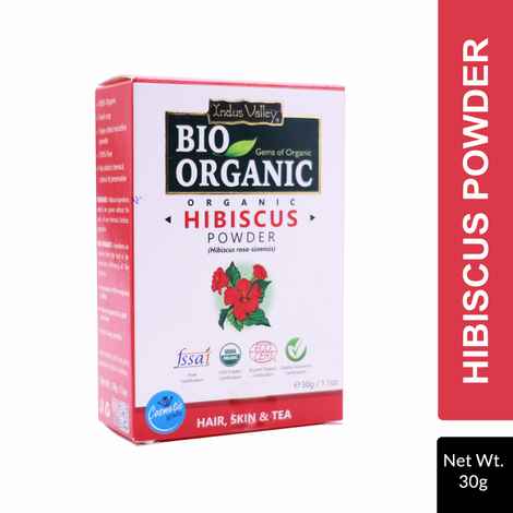 Indus Valley Bio Organic 100% Pure Hibiscus Powder (30 gm)