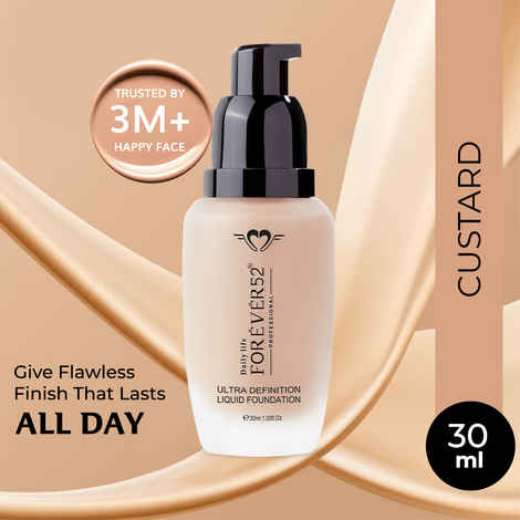 Buy Daily Life Forever52 Ultra Definition Liquid Foundation Custard (30 ml) FLF012 - Purplle