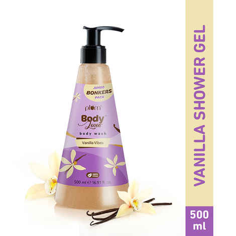Buy Plum BodyLovin' Vanilla Vibes Body Wash | SLS-Free Creamy Body Wash For Women | Long Lasting Vanilla Fragrance 500 ml - Purplle