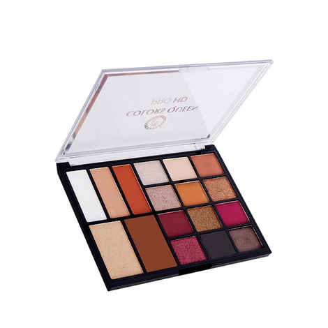 Buy Colors Queen Pro HD Eyeshadow Palette with Contour & Highlighter - 32.5 gm (Shade - 02) - Purplle
