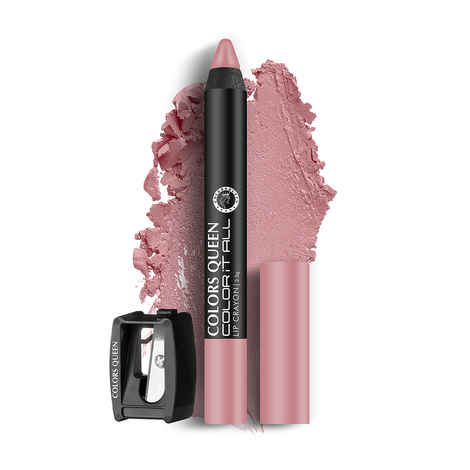 Buy Colors Queen It All Non Tranfer Waterproof & Smude Proof Lip Crayon 3.5 gm - Nude Bomb (Shade - 20) - Purplle