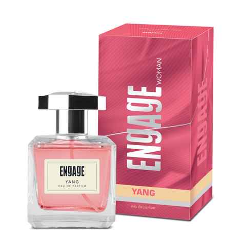 Engage Yang EDP Perfume For WomenA (100 ml + 3 ml), Floral and Fruity, Premium Long Lasting Fragrance, Perfect Gift For Women, Skin Friendly, Everyday Fragrance