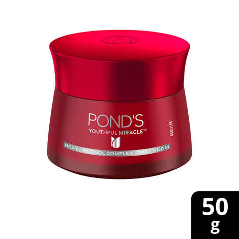 Buy POND'S Youthful Miracle Hexyl Retinol Complex, Renew & Repair Day Cream 50 gm SPF 15 PA++ - Purplle