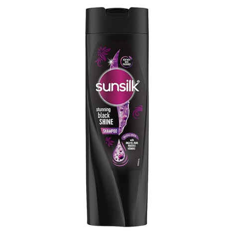 Buy Sunsilk Stunning Black Shine Shampoo, With Amla+Oil, Pearl Protein & Vitamin E For Long Lasting Shine, 360 ml - Purplle