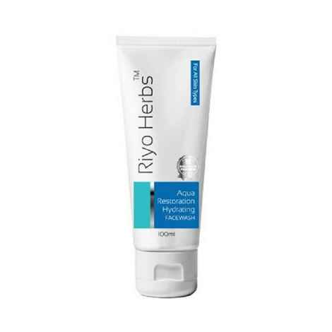 Riyo Herbs Aqua Restoration Hydrating Facewash, Grapefruit and Moringa Extracts, Facewash - 100 ml