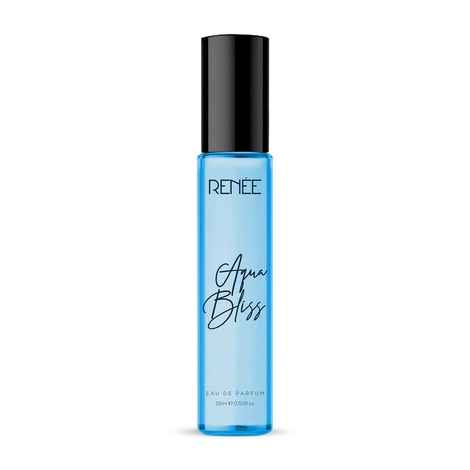 RENEE Aqua Bliss Eau De Parfum, Premium Long-lasting Fragrance With Notes of Lemon, Bergamot, Lily, Nutmeg, Cedar & Patchouli, Scent for Every Occasion, Ideal Perfume for Women, 15 ml