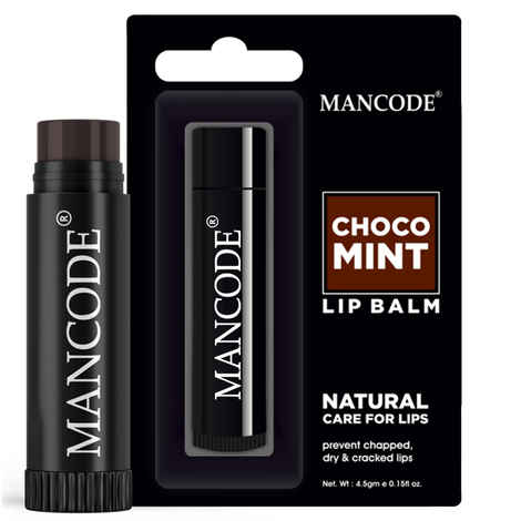 Buy Mancode Choco Mint Lip Balm for men, For Dry & Chapped Lips 4.5 gm - Purplle