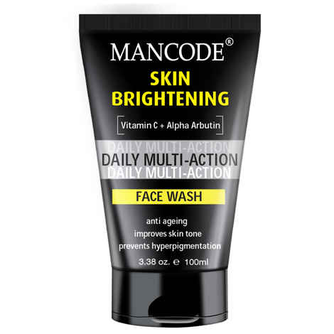 Buy Mancode Skin Brightening Face Wash for men 100 gm - Purplle