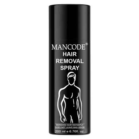 Buy Mancode Hair Removal Cream Spray for Men Chest, Back, Legs, Under Arms Spray Spray 200 ml - Purplle