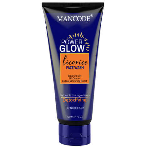 Buy Mancode Power Glow Licorice Face Wash, 100 ml - Purplle