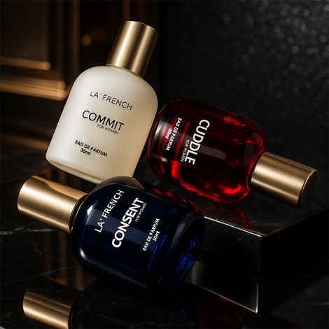 Buy La French Cuddle | Commit | Consent Perfume for Women 90 ml | 3 x 30 ml | gift for women | trial pack | mini perfume | gift box - Purplle