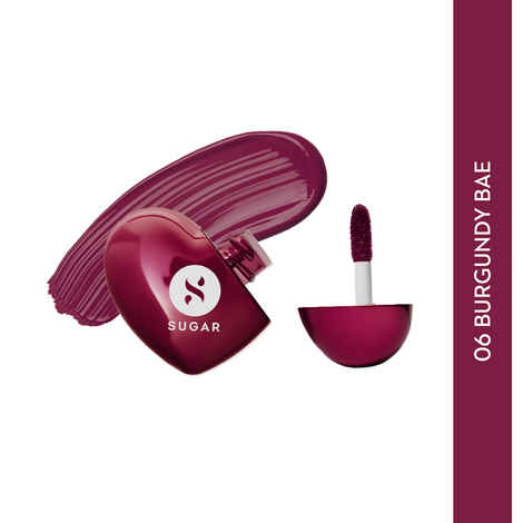 Buy SUGAR Cosmetics LA LA Love Matte Liquid Lipstick | Lasts 18Hrs | Transferproof & Waterproof | 5 ml | 06 Burgundy Bae - Purplle