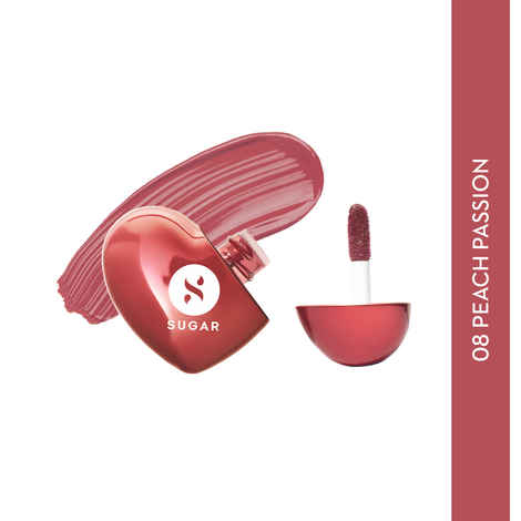 Buy SUGAR Cosmetics LA LA Love Matte Liquid Lipstick | Lasts 18Hrs | Transferproof & Waterproof | 5 ml | 08 Peach Passion - Purplle