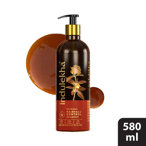Buy Indulekha Bringha Shampoo, Proprietary Ayurvedic Medicine for Hairfall, 580 ml - Purplle