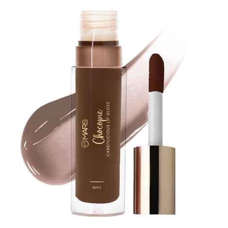 Buy MARS Candylicious Sheer Lip Gloss for Women | Hydrating & High Shine | Lightweight | Non-Sticky | Enriched with Vitamin-E, Hyaluronic Acid & Avocado Ester (4 ml) (06-CHOCOPIE) - Purplle