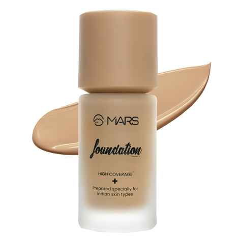 Buy MARS SPF50 PA++++ High Coverage Liquid Foundation | Blemish Free & Blendable Foundation for Makeup (40 ml) (SHADE-07) - Purplle