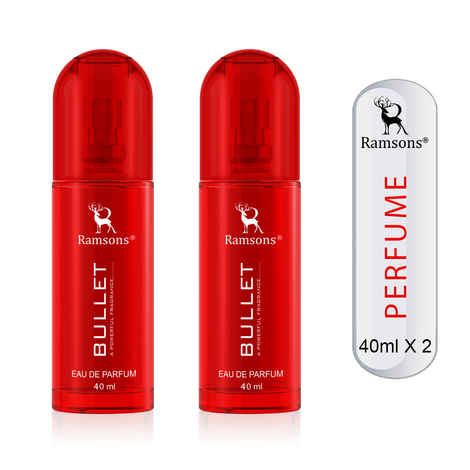 Ramsons Perfumes Bullet Eau De Parfum pack of 2 (40+40 ml)