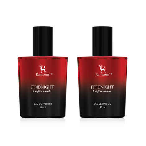 Buy Ramsons Perfumes Midnight Eau De Parfum pack of 2 (40+40 ml) - Purplle