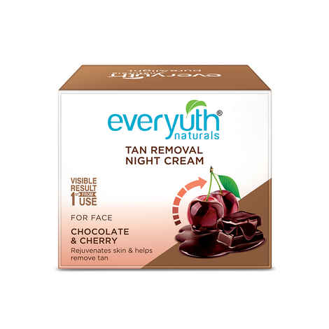 Buy Everyuth Naturals Tan Removal Choco Cherry Night Cream, 50 gm - Purplle