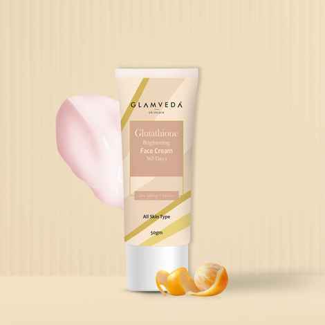 Buy Glamveda Glutathione Brightening Face Cream Reduce Dark spots & Age spots with Vitamin C | Glow Booster| 30 gm - Purplle