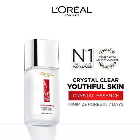 Buy L’Oreal Paris Revitalift Crystal Micro-Essence With Salicylic Acid for Clear Skin, 22 ml - Purplle