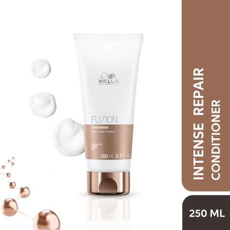 Wella Professionals Fusion Intense Repair Conditioner for Damaged, Frizzy Hair | 200 ml | With Silk Amino Acids