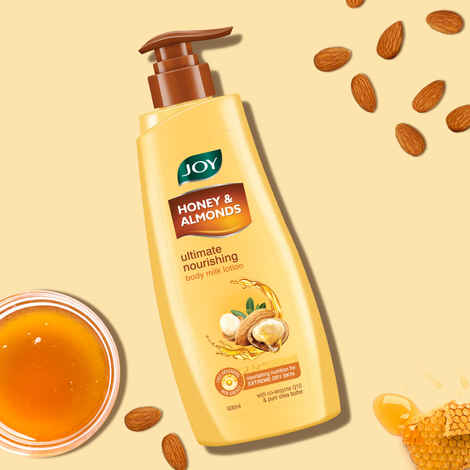 Buy Joy Honey & Almonds Body Lotion For Dry Skin (600 ml) | Shea Butter Body Lotion For Women & Men With Vitamin E | Ultimate Nourishing, Fast Absorbing & Non Greasy Body Milk Lotion - Purplle