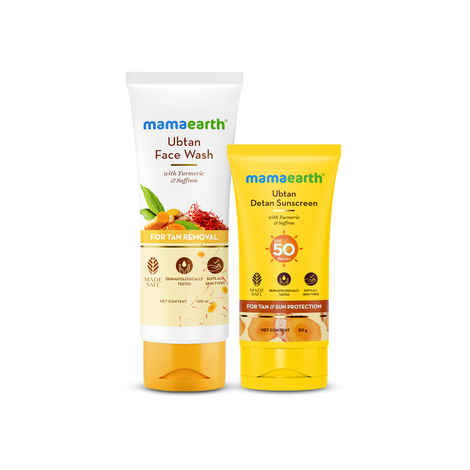 Buy Mamaearth Ubtan Glow & Protect Combo of 2 - Purplle