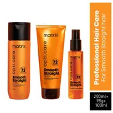 Buy MATRIX Opti.Care Professional Shampoo+Conditioner+Serum combo for Frizzy Hair, 96Hr Frizz Control, Used by 1 Lakh Hairstylists, with Shea Butter - Combo of 3 - Purplle
