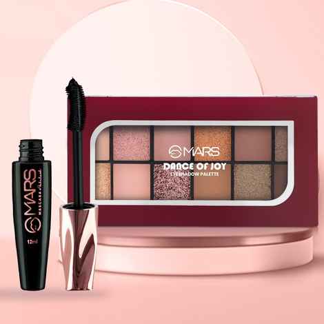 Buy MARS Dance of Joy Eyeshadow Palette and Fabulash Mascara Combo - 02 - Combo of 2 - Purplle