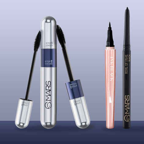 Buy MARS Eyes Trio Set | Mascara | Eyeliner | Kajal - 1 - Combo of 3 - Purplle