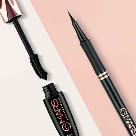Buy MARS Liquid Pen Eyeliner and Fabulash Mascara Combo of 2 - Purplle
