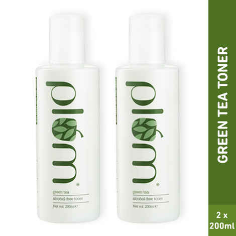 Buy Plum Green Tea Alcohol-Free Toner Pack of 2 (200 ml*2) - Purplle