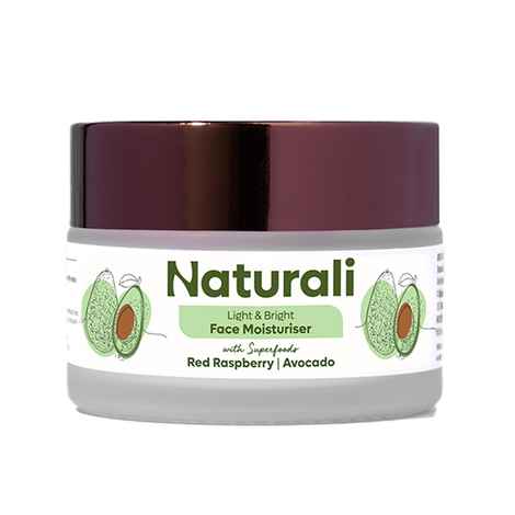 Naturali Face Moisturiser | Sweat-free Moisturisation | Sun Protection | Lightweight | Non-sticky | Non-greasy | Non-comedogenic | Fast Absorbing | 30ml