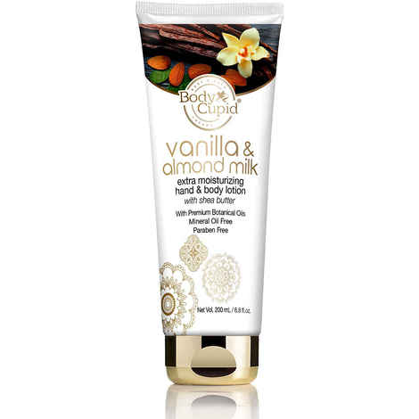 Buy Body Cupid Vanila and Almond Milk Extra Moisturising Hand & Body Lotion Tube (200 ml) - Purplle
