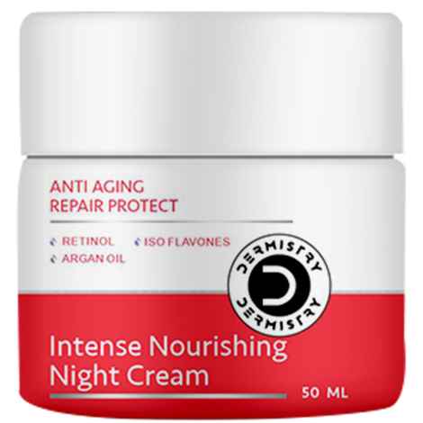 Dermistry Anti Aging Repair Protect Moisturizer Night Cream I Retinol Hyaluronic Acid Biotin Vitamin E Green Tea Ext I Fine Lines Wrinkles Reduction I Skin Firming I Men Women (50 ml)