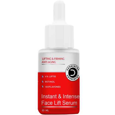 Buy Dermistry Instant & Intense 4% Liftis & Retinol Anti Ageing Face Serum | Hyaluronic Acid D Biotin | Reduces Fine Lines Wrinkles | Skin Firming, Lifting Tightening I Men & Women | (30 ml) - Purplle