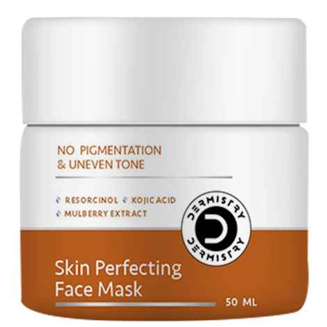 Buy Dermistry Pigmentation Removal Skin Perfecting Face Pack Mask I Kojic Acid I Resorcinol I Mulberry Ext I Removes Melasma Fades Pigmentation Blemishes Dark Spots Uneven Tone I All Skin Types Women Men (50 ml) - Purplle