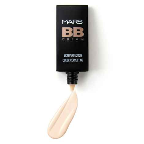 MARS BB Cream Lightweight Foundation | Blendable BB Cream for Women | Colour Correction for All Skin Types (30 ml) (02-LIGHT)