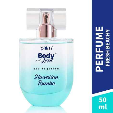 Buy Plum BodyLovin' Hawaiian Rumba Eau De Parfum | Long Lasting & Luxurious Fresh Beachy Fragrance | Luxury Perfume For Women |Mandarin, Vanilla & Gardenia Notes | Travel-Friendly (50 ml) - Purplle
