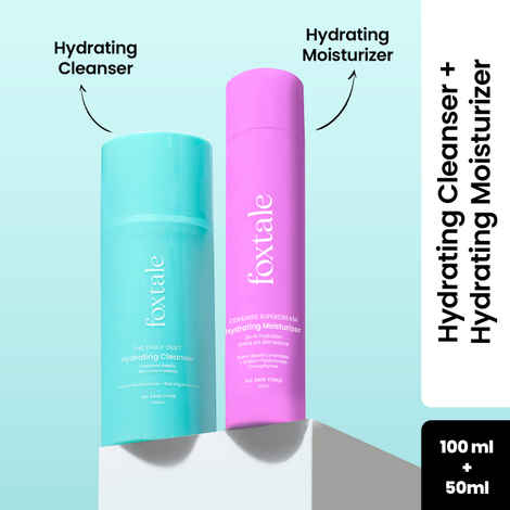 Foxtale Combo : Hydrating Cleanser (100 ml) + Ceramide Moisturizer (50 ml)