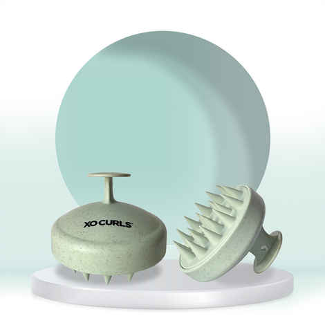 Buy Xo Curls Shampoo Brush - Green 1 Pc - Purplle