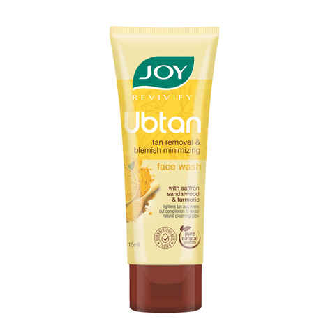 Buy Joy Revivify Ubtan Tan Removal Face Wash 15 ml - Purplle