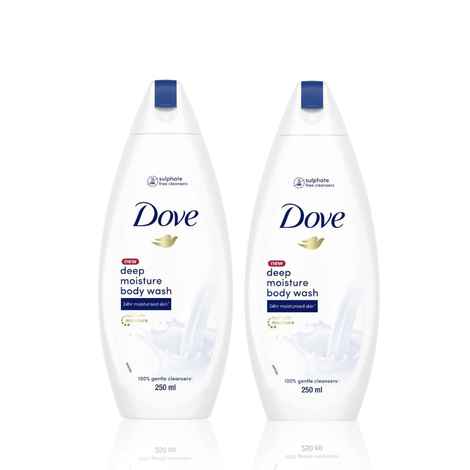 Buy Dove Deep moisture body wash, 250 ml (Pack of 2) - Purplle