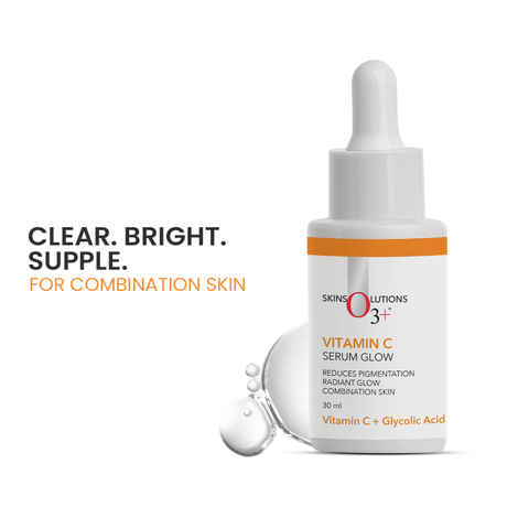 Buy O3+ Professional Vitamin C Serum Glow with Glycolic Acid (30 ml) - Purplle