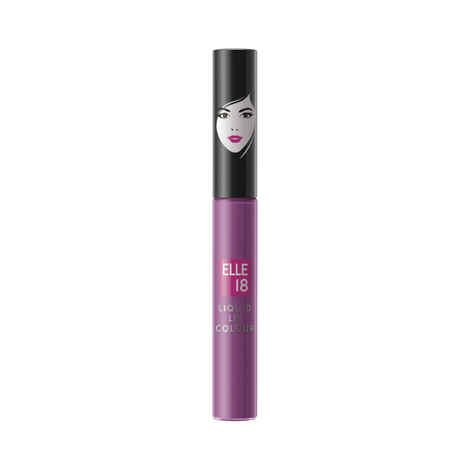 Buy Elle18 Liquid Lip Color, Purple Berry, 5.6 ml - Purplle