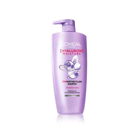 Buy L'Oreal Paris Hyaluron Moisture 72H Moisture Filling Shampoo | With Hyaluronic Acid | For Dry & Dehydrated Hair | Adds Shine & Bounce 1L 1000ml - Purplle