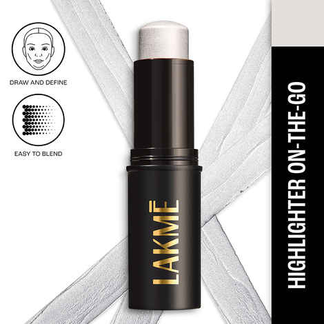 Lakme Facelift MultiSlayer Highlighter Stick-9SilverShimmerbomb, 11 gm