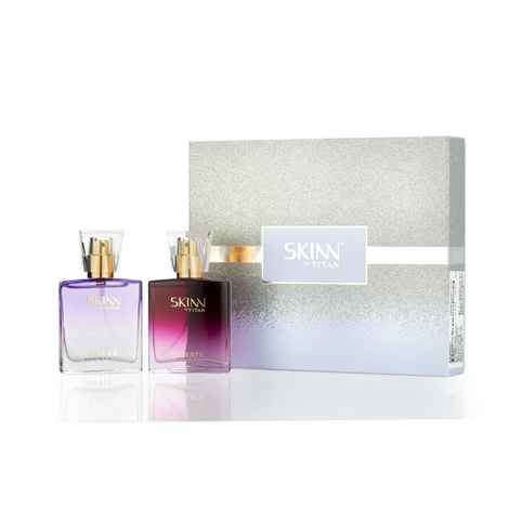 Buy Skinn by Titan Celeste and Sheer 25 ml x 2 Nos Perfume for Women EDP (Pack of 2) - Purplle